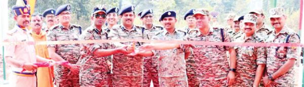 देवरपल्ली में सीआरपीएफ 131 बटालियन के नए यूनिट मुख्यालय का उद्घाटन