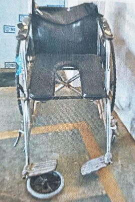 जिला अस्पताल के सभी व्हीलचेयर कबाड़
