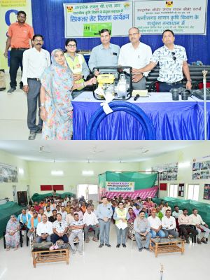 अल्ट्राटेक रावन और शासन की सहभागिता से किसानों को बांटे कृषि उपकरण