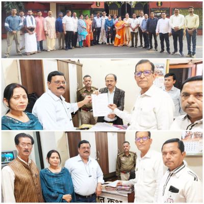 यूजीसी के नियम के विरोध में वल्र्ड ब्राह्मण फेडरेशन ने सौंपा ज्ञापन