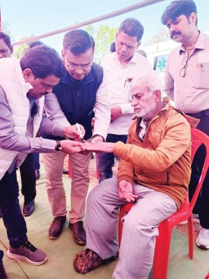 धर्माऊर में राष्ट्रीय फाइलेरिया उन्मूलन अभियान का शुभारंभ