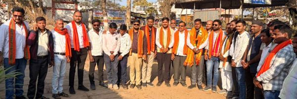 भाजयुमो जिलाध्यक्ष ने चलाया जनसंपर्क अभियान