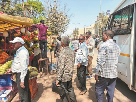 नंदनी रोड पर भिलाई निगम का बेदखली अभियान