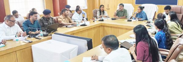 कलेक्टर -एसपी  की बैठक, दुर्घटना नियंत्रण के लिए रणनीति तैयार