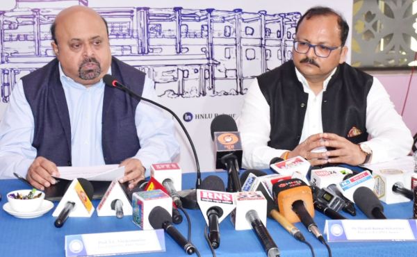 एचएनएलयू का 9वां दीक्षांत 22 को मुख्य न्यायाधीश सूर्यकांत देंगे 6 पीएचडी, 148 एलएलबी डिग्रियां