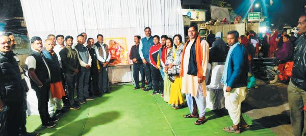 धूमधाम से मनाई छत्रपति शिवाजी महाराज की जयंती