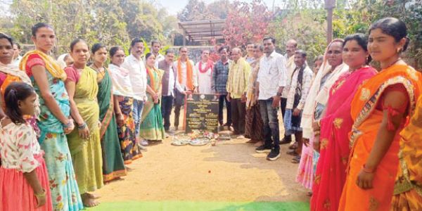 टाहकापाल में साढ़े 14 लाख के विकास कार्यों का भूमिपूजन