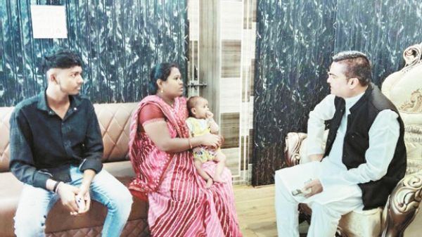 विधायक ने मासूम रुद्रांश की ओपन हार्ट सर्जरी का उठाया खर्च