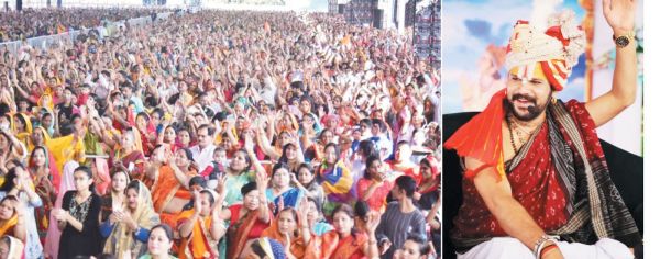 देवी भागवत पुराण में उमड़े भक्त