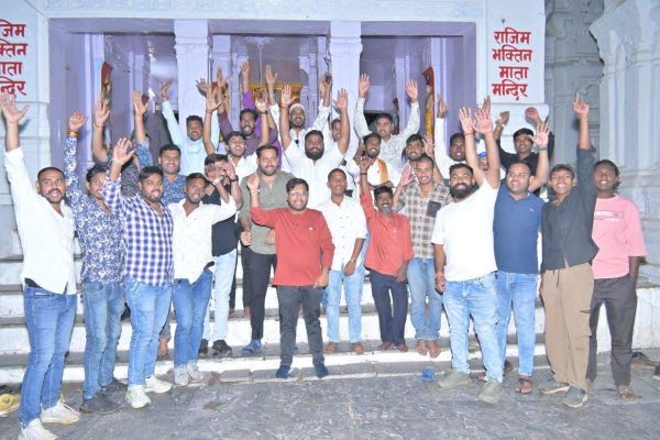 भाजयुमो के नए पदाधिकारियों का स्वागत