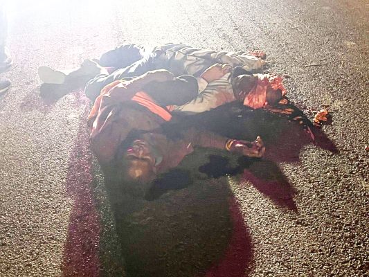 वाहन की चपेट में युवक की मौत, दूसरा गंभीर