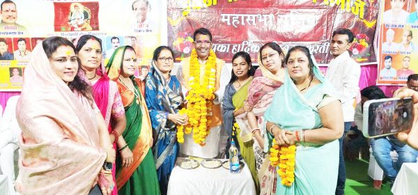 विधायक ने किया सेन समाज सामुदायिक भवन का भूमिपूजन