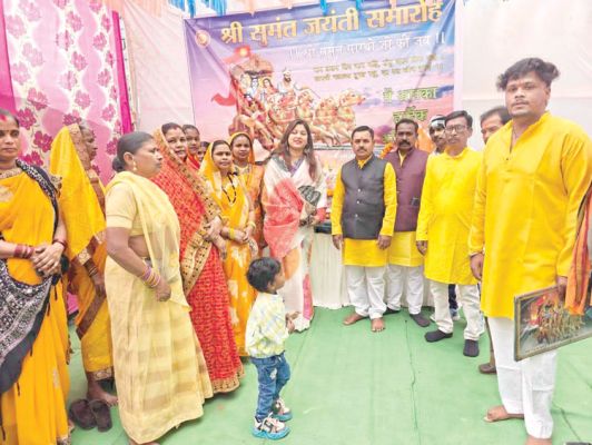 सुत सारथी समाज ने आराध्य देव श्रीसुमंत महाराज की जयंती मनाई