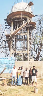 लिबरा में अधूरी पानी टंकी से ग्रामीण परेशान