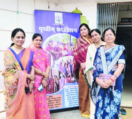 फूलझर में पृथ्वीम फाउंडेशन द्वारा नि:शुल्क स्वास्थ्य शिविर