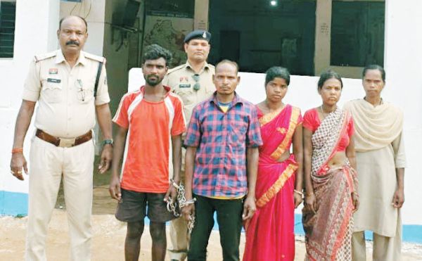 जादू टोना का शक, महिला की हत्या, पति समेत 4 गिरफ्तार