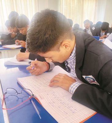 प्रयास आवासीय विद्यालय में सुडोकू गतिविधि का आयोजन