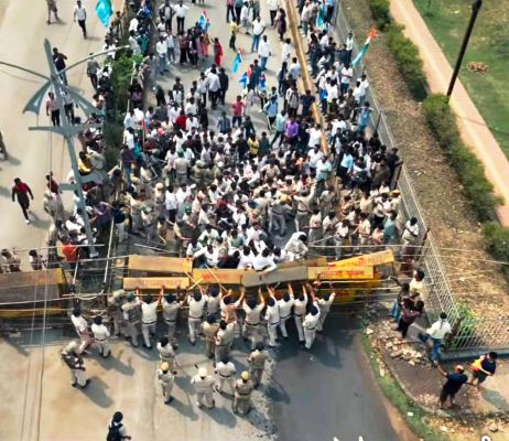 एनएसयूआई ने निकाली छात्र अधिकार रैली