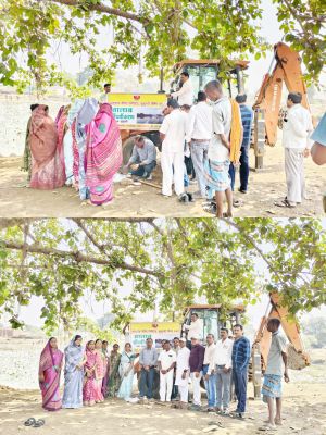 तालाब सौन्दर्यीकरण का भूमिपूजन