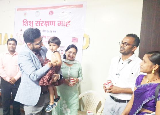  महासमुंद: एक लाख 10 हजार से अधिक  बच्चों को विटामिन-ए सिरप पिलाने का लक्ष्य