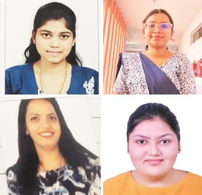 बीएड  तृतीय सेमेस्टर में छात्राओं ने लहराया परचम