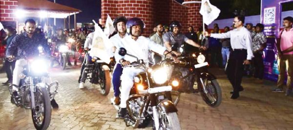 बस्तर हेरिटेज मैराथन का  प्री-इवेंट, बाइक रैली, वन मंत्री समेत अफसर हुए शामिल