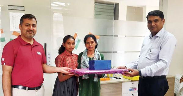 अदाणी विद्या मंदिर की छात्रा श्रेया सैनिक स्कूल प्रवेश परीक्षा में सफल