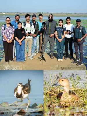 युवान के तहत छुइहा बांध पर बर्ड वॉक का आयोजन, पक्षियों की 45 प्रजातियों की हुई पहचान 