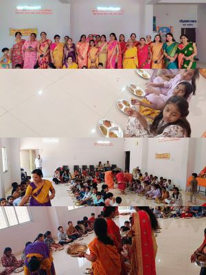 चैत्र नवरात्रि पर कन्या भोज