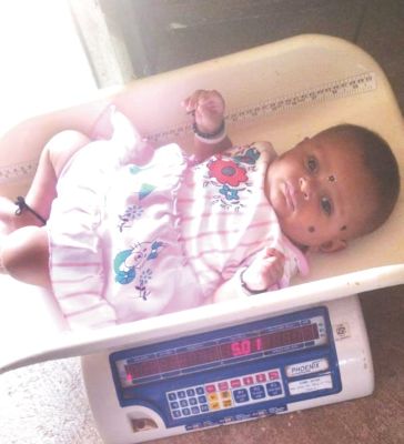 पोट्ठ लईका पहल से बच्ची परिधि हुई पूरी तरह स्वस्थ