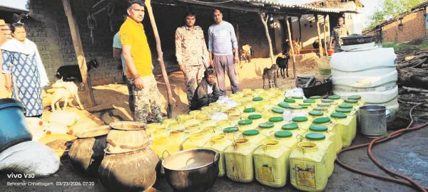 अवैध शराब, 36 गिरफ्तार