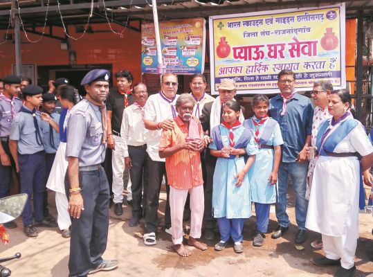 प्याऊ घर सेवा का शुभारंभ