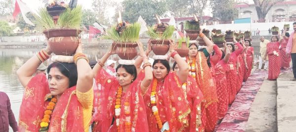  रामनवमीं पर शीतला मंदिर में जोत जंवारा