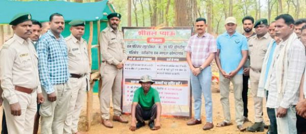 वन विभाग ने शुरू किया सार्वजनिक प्याऊ