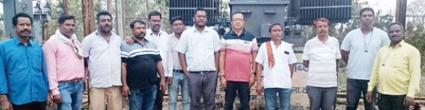 बीजापुर उपकेंद्र में पावर ट्रांसफॉर्मर की क्षमता वृद्धि सफलतापूर्वक पूर्ण
