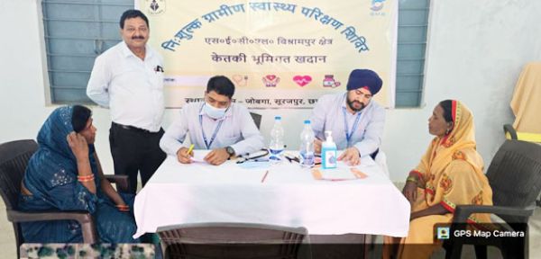 शिविरों में 189 लोगों को स्वास्थ्य लाभ