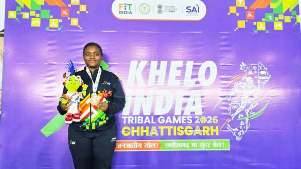 खेलो इंडिया ट्राइबल गेम्स में कर्नाटक की मनीषा जोंस सिद्दी ने जीता गोल्ड