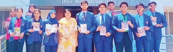 नवाचार की मिसाल: पीएमश्री सेजेस में विद्यार्थियों ने तैयार की रंगीन एनसीईआरटी किताबें और डिजिटल सामग्री