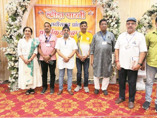 क्रीड़ा भारती छत्तीसगढ़ प्रांत की योजना बैठक में कवर्धा के पदाधिकारी हुए शामिल