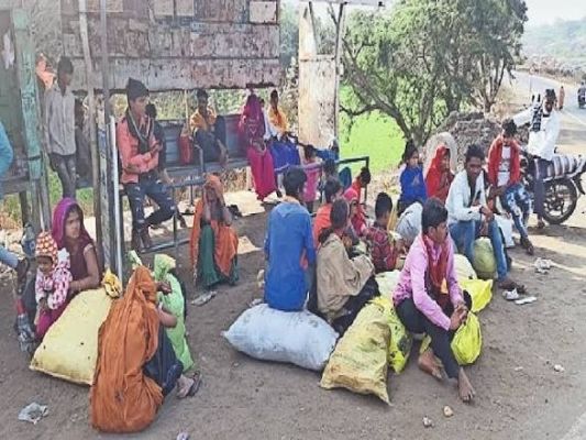 5 माह खेती  के लिए आए, रोजी-रोटी कमाने 80 हजार लोगों ने फिर घर बार छोड़ा