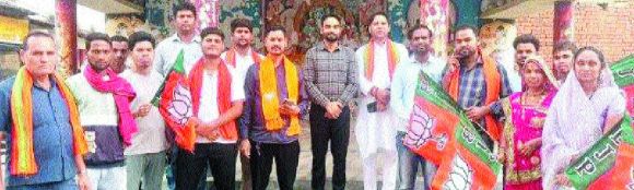 कोसीर मंडल में भाजपा का जनसंपर्क अभियान