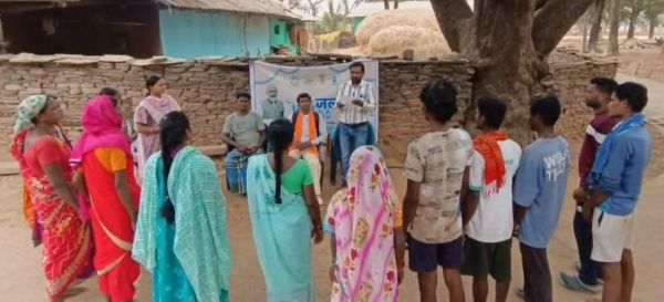 कोड़ेबेड़ा के ग्रामीणों ने मनाया जल उत्सव  जल संरक्षण और स्वच्छता का संकल्प