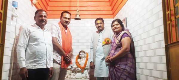 भाजपा का गांव बस्ती चलो अभियान  मानिकचौरी पहुंचे विधायक