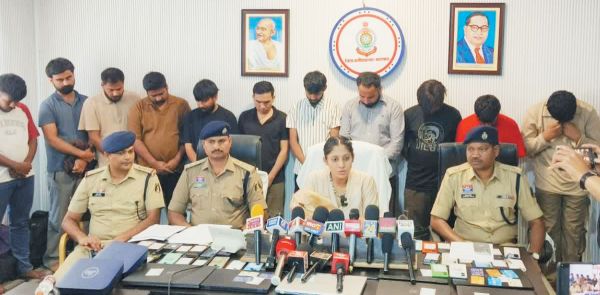 अंतरराज्यीय ऑनलाइन सट्टा गिरोह का भंडाफोड़, 16 आरोपी बंदी