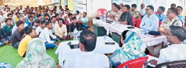 आमगांव खदान विवाद, बैठक बेनतीजा