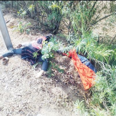 तेज रफ्तार बाइक खंभे से टकराई, दो मौतें, एक गंभीर