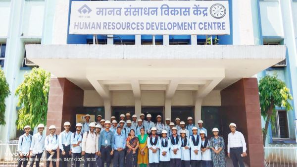 आईटीआई के विद्यार्थियों ने बीएसपी का किया औद्योगिक भ्रमण