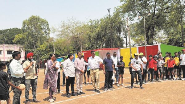 नांदगांव में  द्वितीय जूनियर राज्य स्तरीय स्पीड हैंडबाल चैम्पियनशिप