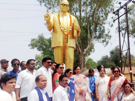 हर्षोल्लास से मनी बाबा साहेब डॉ. अंबेडकर की जयंती, निकली रैली