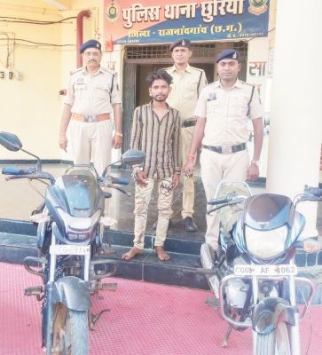 बाइक चोरी, 2 गिरफ्तार